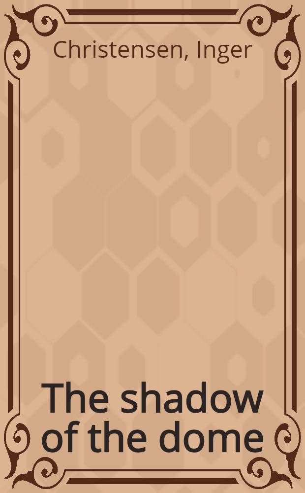 The shadow of the dome : Organicism a. romantic poetry