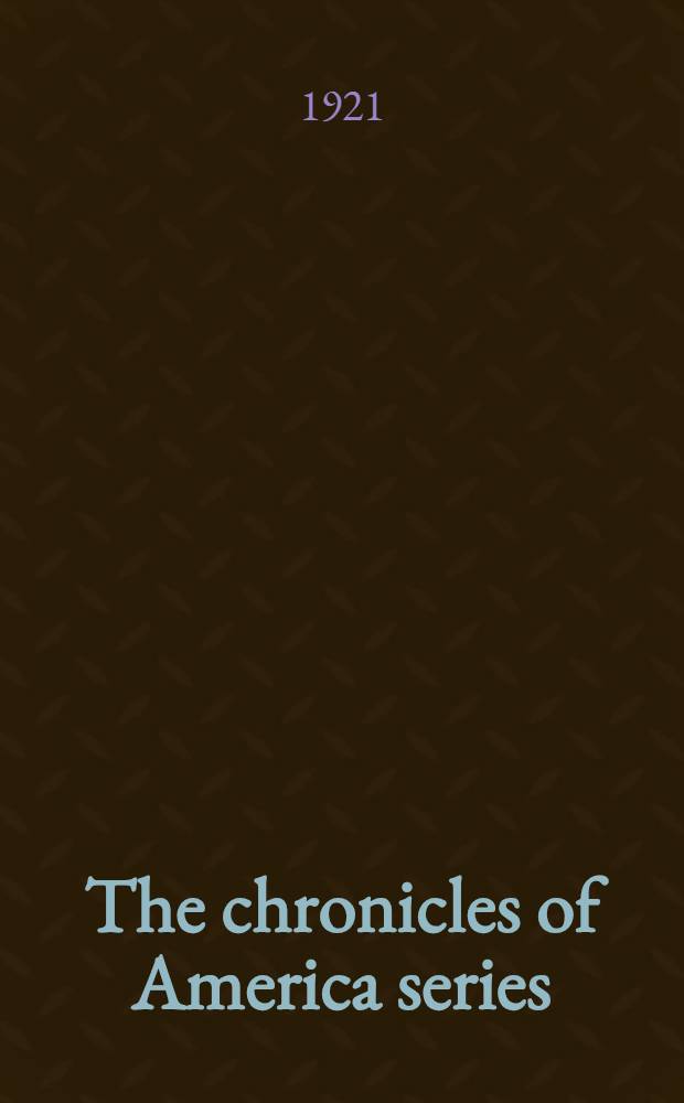 The chronicles of America series