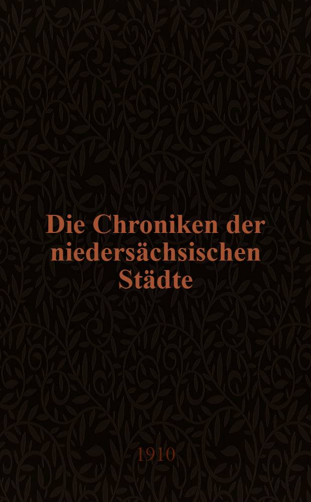 Die Chroniken der niedersächsischen Städte : Lübeck. Bd. 4