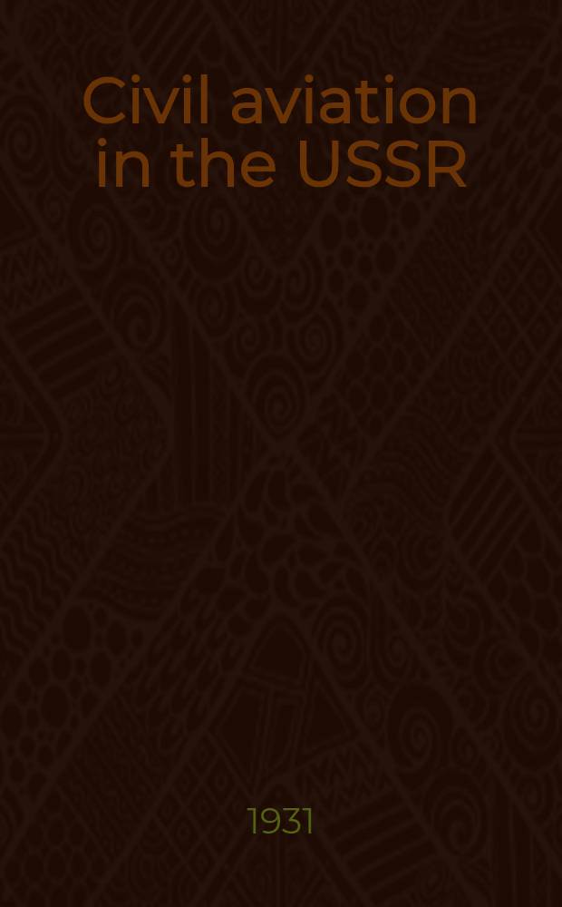 Civil aviation in the USSR