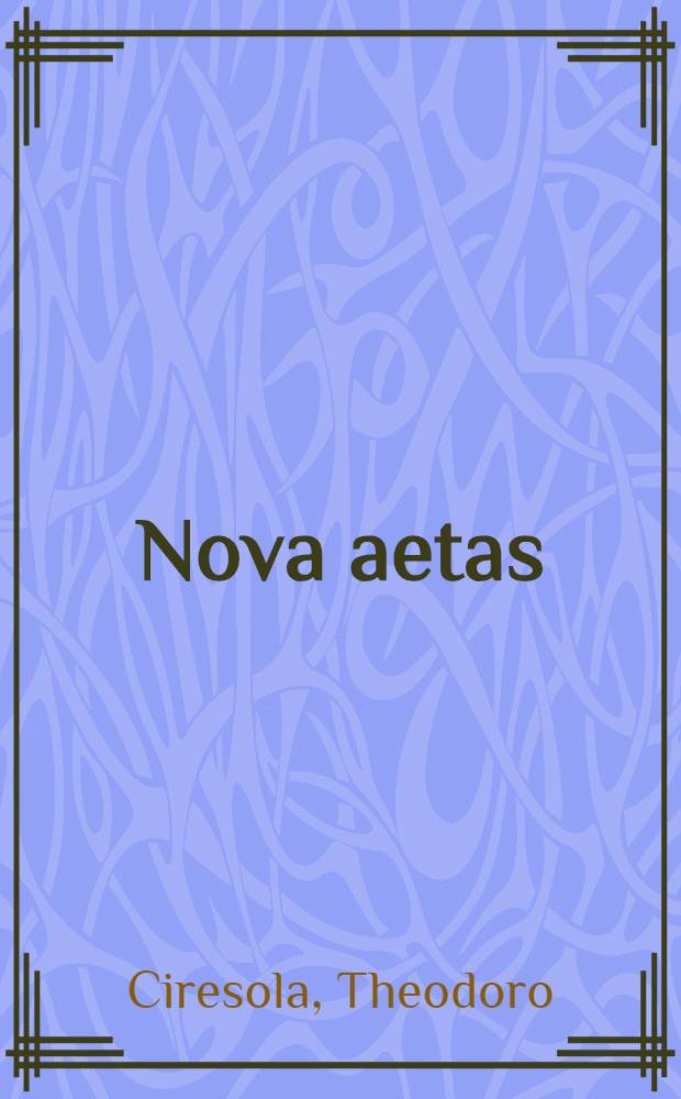 Nova aetas