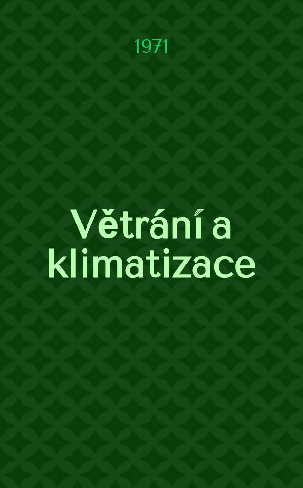Větrání a klimatizace