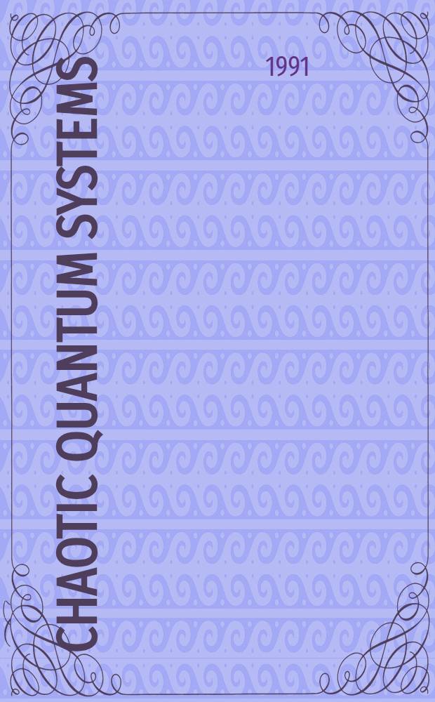Chaotic quantum systems