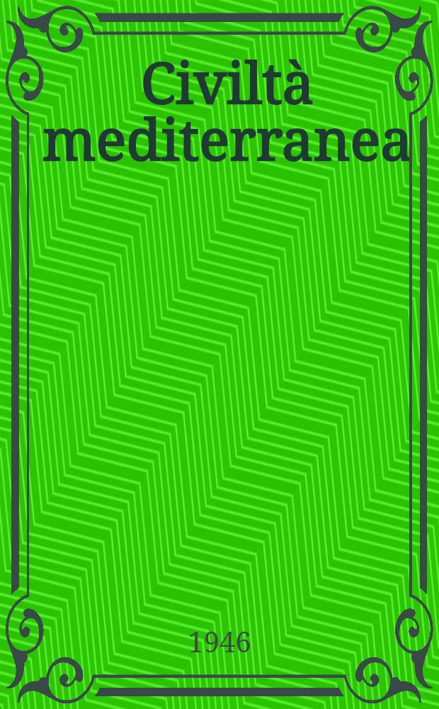 Civiltà mediterranea