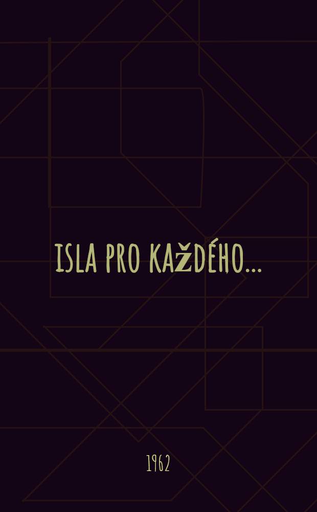 Čisla pro každého ... : Malá statistická ročenka