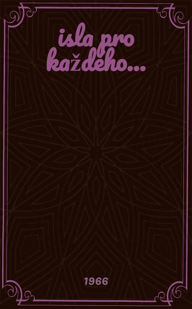 Čisla pro každého .. : Malá statistická ročenka