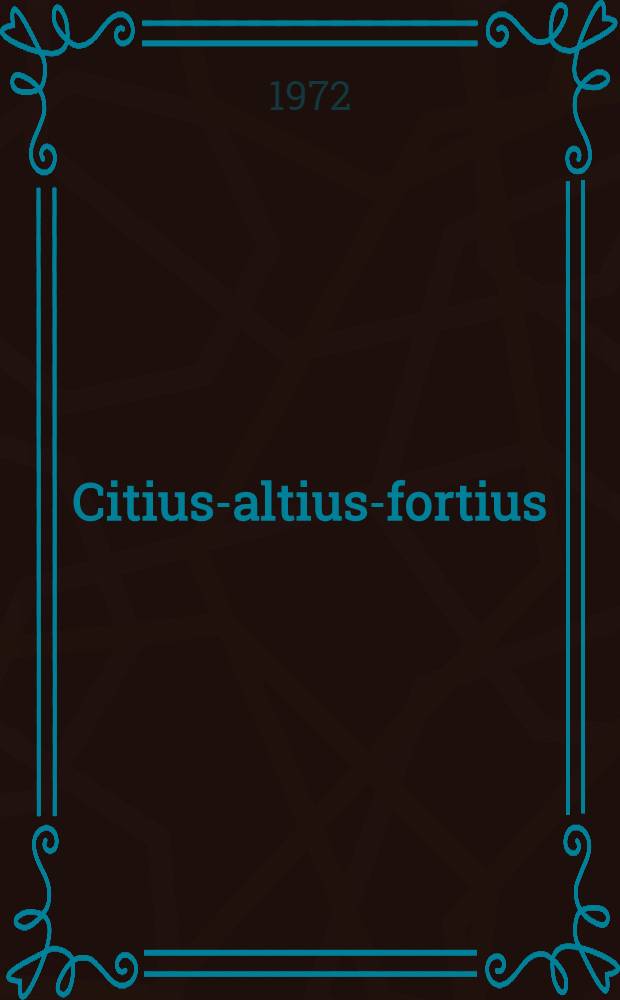 Citius-altius-fortius : Vom Sport in der DR : Album