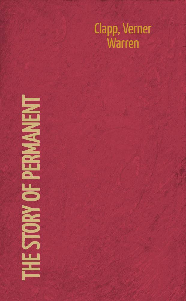 The story of permanent / durable book-paper, 1115-1970