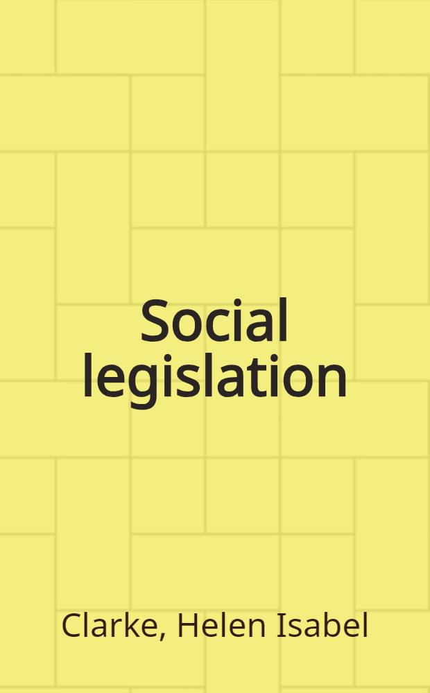 Social legislation