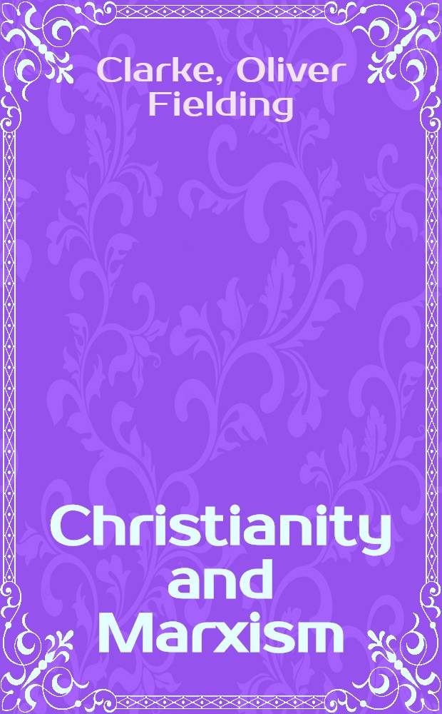 Christianity and Marxism