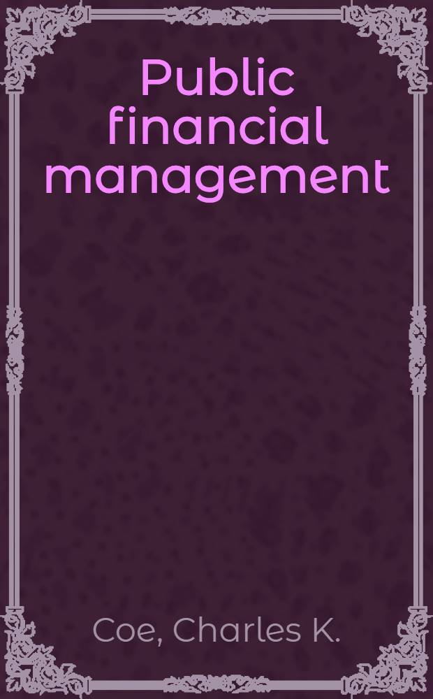 Public financial management