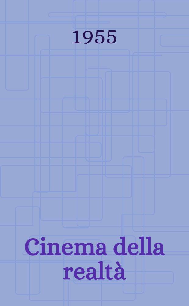 Cinema della realtà