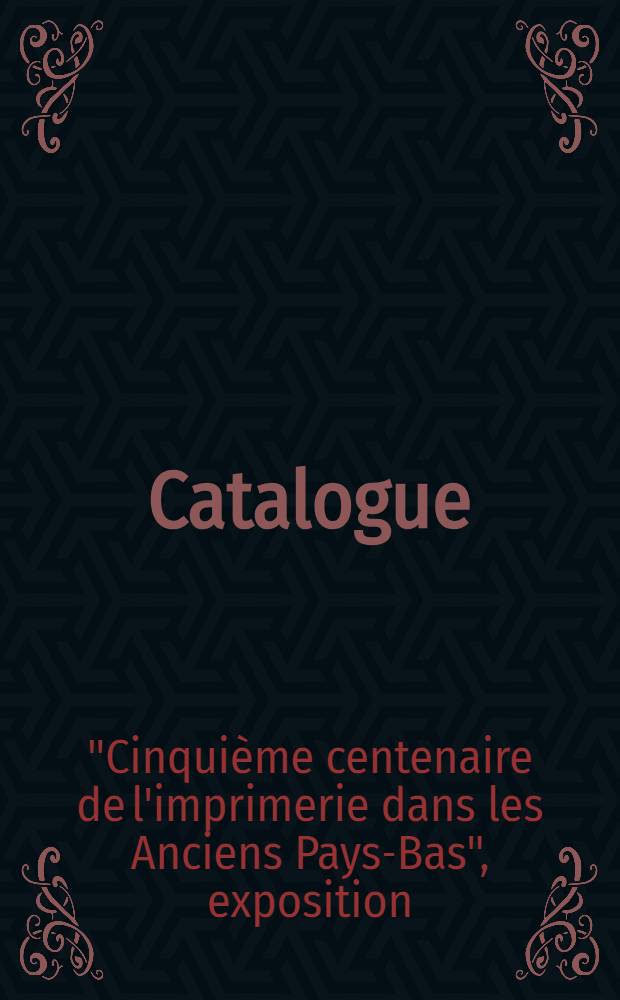 Catalogue