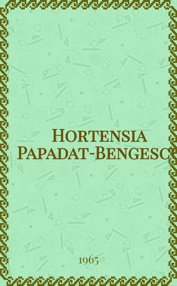 Hortensia Papadat-Bengescu : Viaţa şi opera