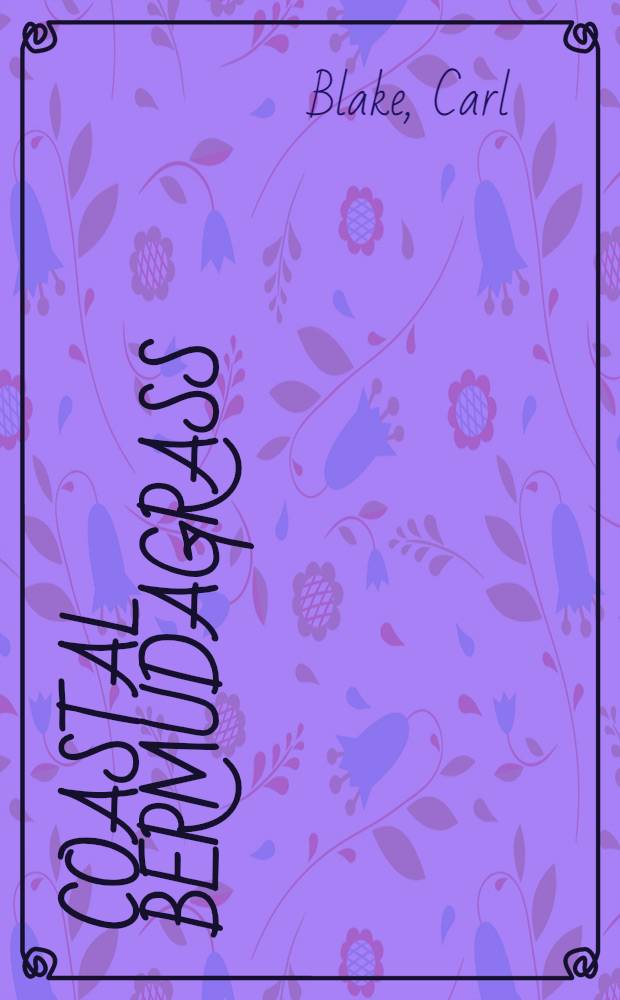 Coastal bermudagrass