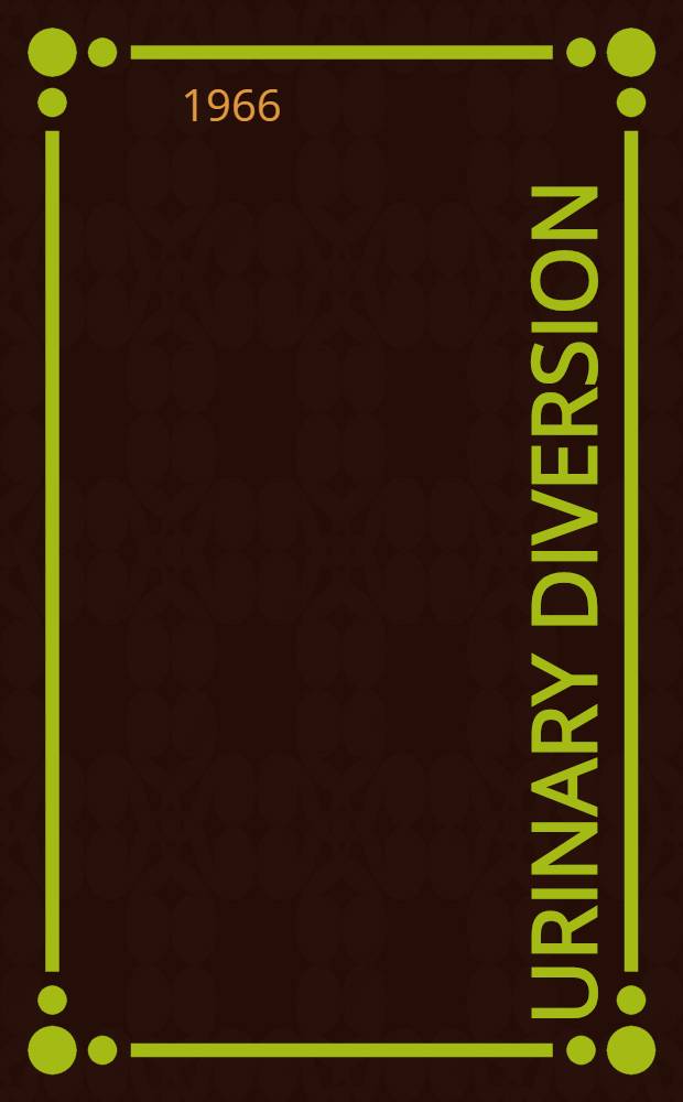Urinary diversion
