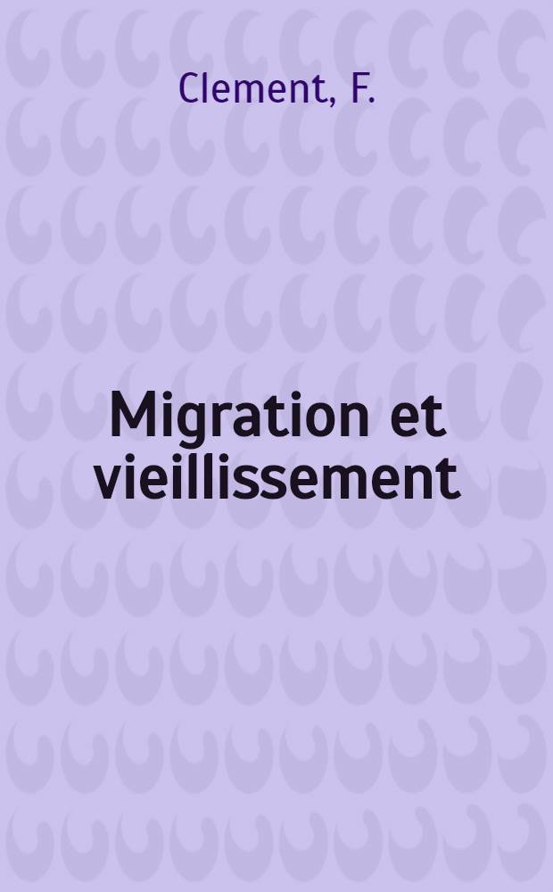Migration et vieillissement : Le vieillissement d'une population bretonne &eacute;migr&eacute;e dans la r&eacute;gion parisienne