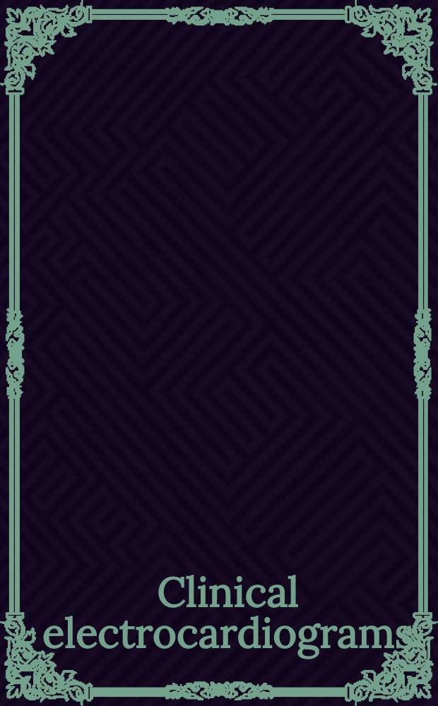 Clinical electrocardiograms