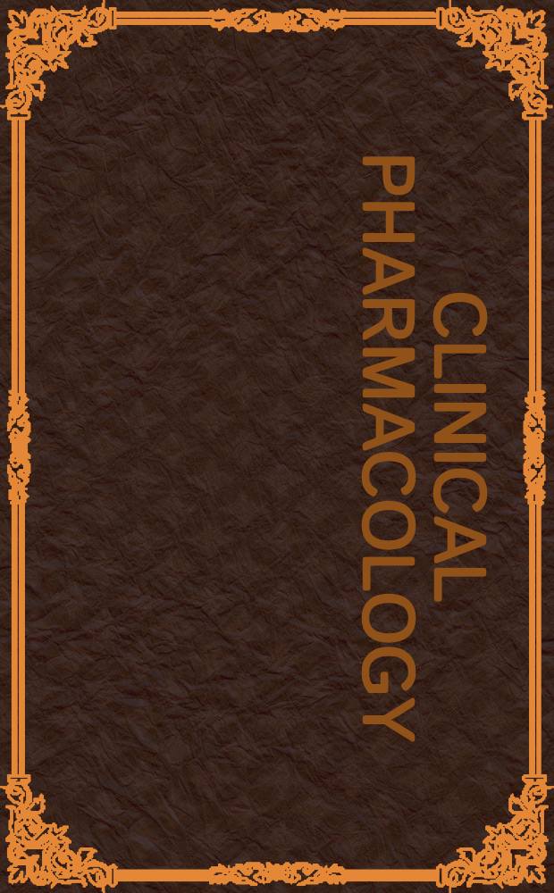 Clinical pharmacology