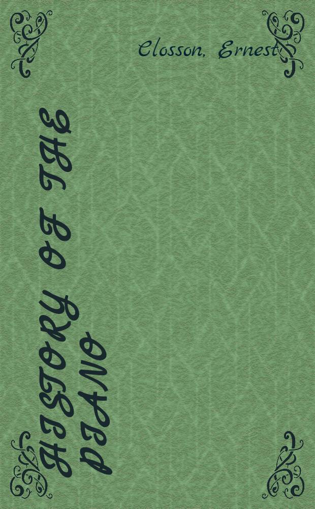 History of the piano