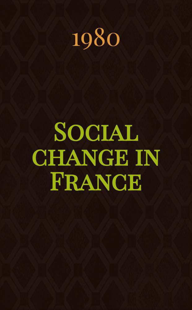 Social change in France