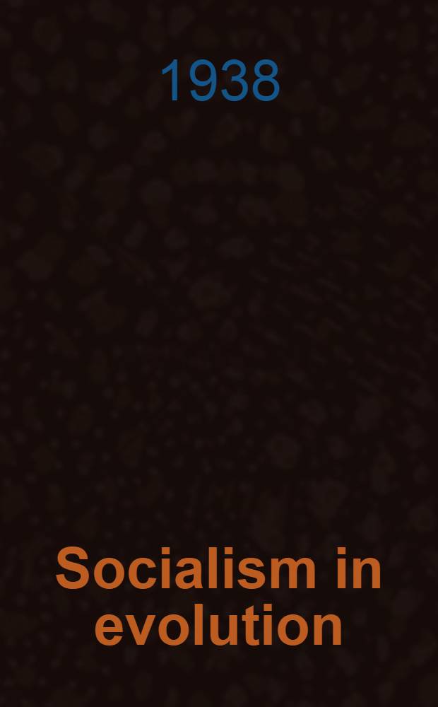 Socialism in evolution