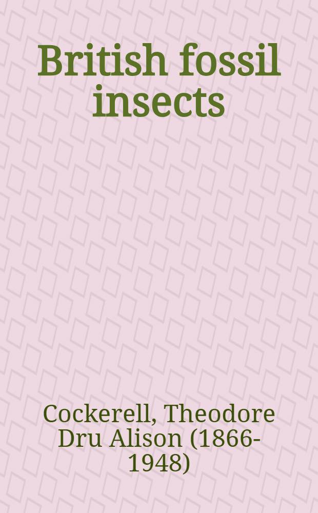 [British fossil insects