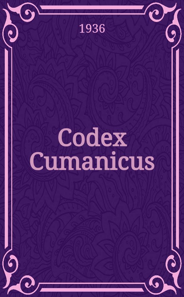 Codex Cumanicus