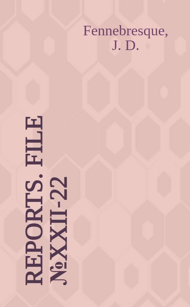 [Reports]. File № XXII-22 : Synthetic rubber plant Buna Werke - Schkopau A. G.