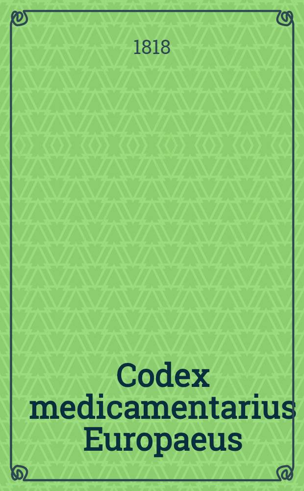 Codex medicamentarius Europaeus