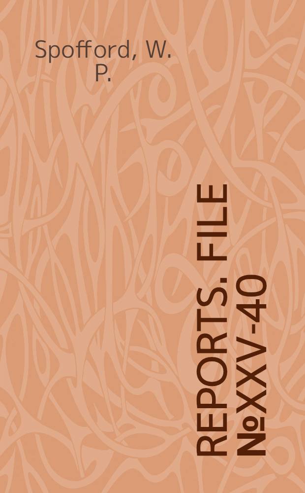 [Reports]. File № XXV-40 : Report on visit to Power plant of Buna-Werke