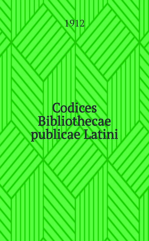 Codices Bibliothecae publicae Latini