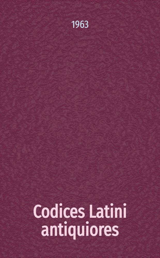 Codices Latini antiquiores : A palaeographical guide to Latin manuscripts prior to the ninth century. P. 10 : Austria, Belgium, Czechoslovakia, Denmark, Egypt, and Holland