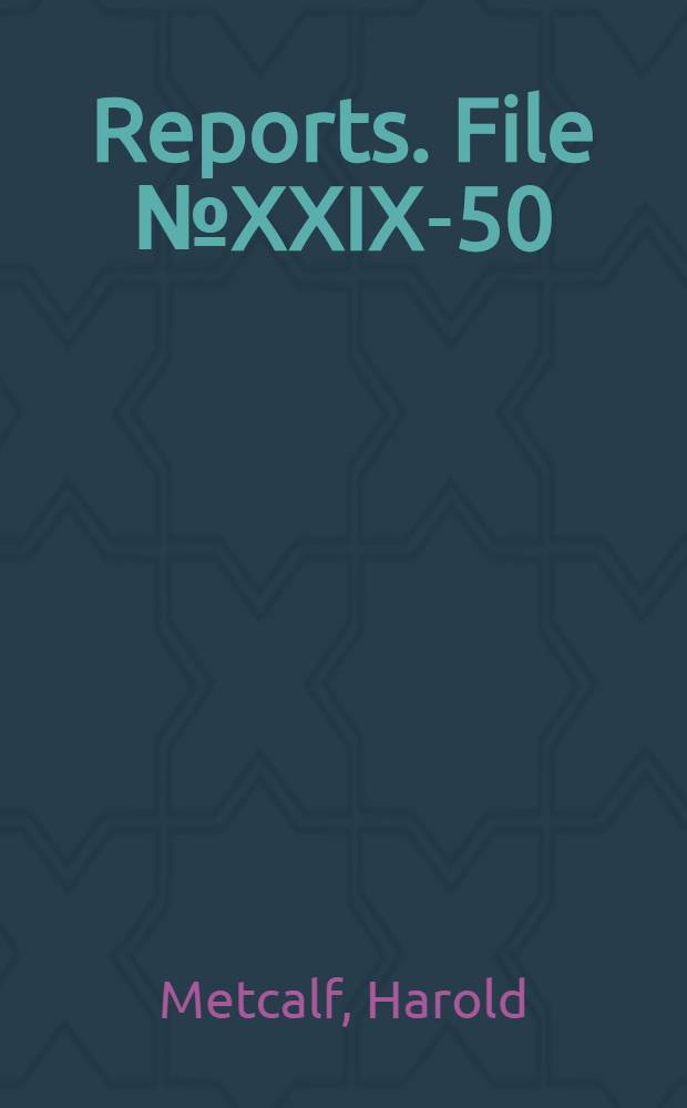 [Reports]. File № XXIX-50 : Pharmaceutical targets [in Germany]