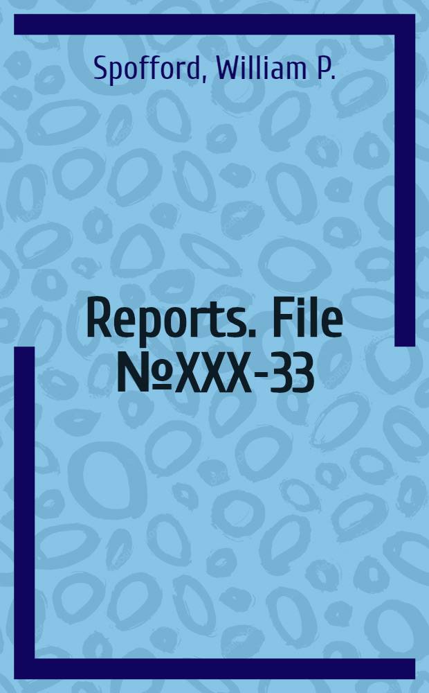 [Reports]. File № XXX-33 : Report on interview with mr. Eric Schineider, technical director North German Lloyd line