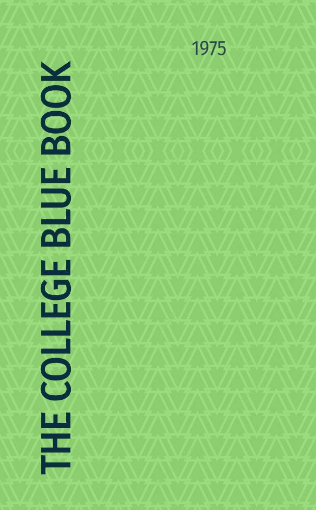 The college blue book