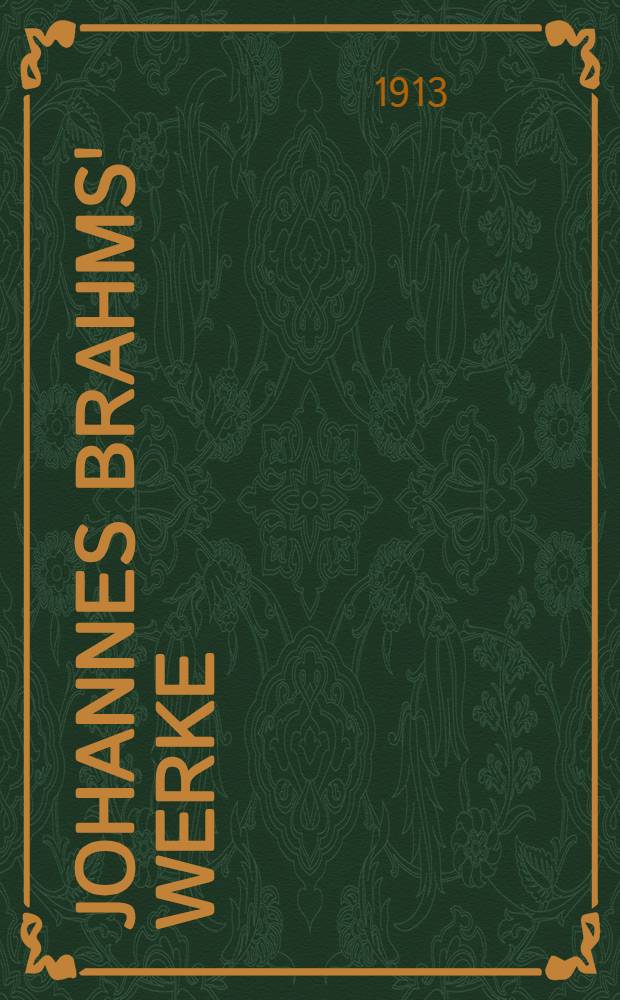 Johannes Brahms' Werke