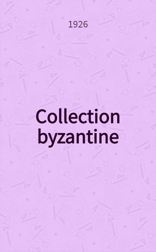 Collection byzantine
