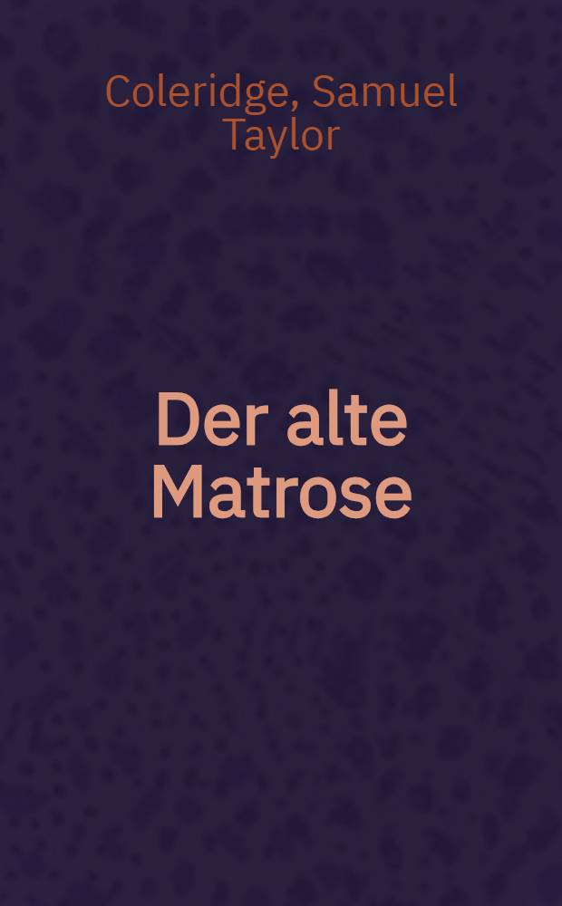 Der alte Matrose