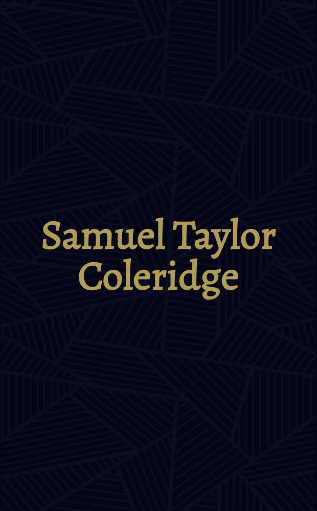 Samuel Taylor Coleridge : An annotated bibliography of criticism and scholarship, 1793-1975