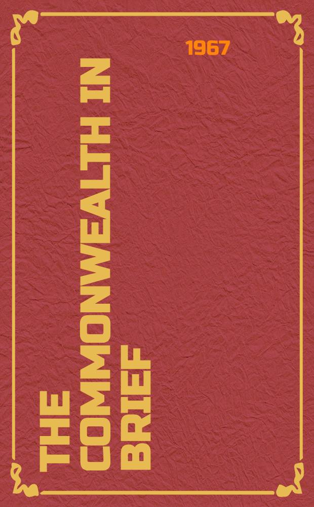 The Commonwealth in brief