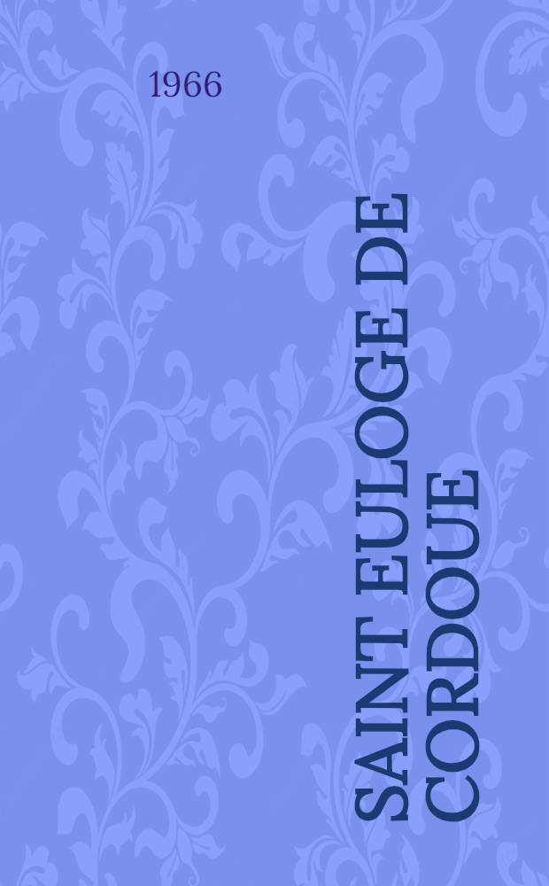 Saint Euloge de Cordoue