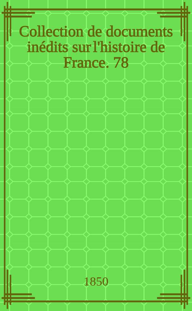 Collection de documents in&eacute;dits sur l'histoire de France. [78] : Li Livres de jostice et de plet