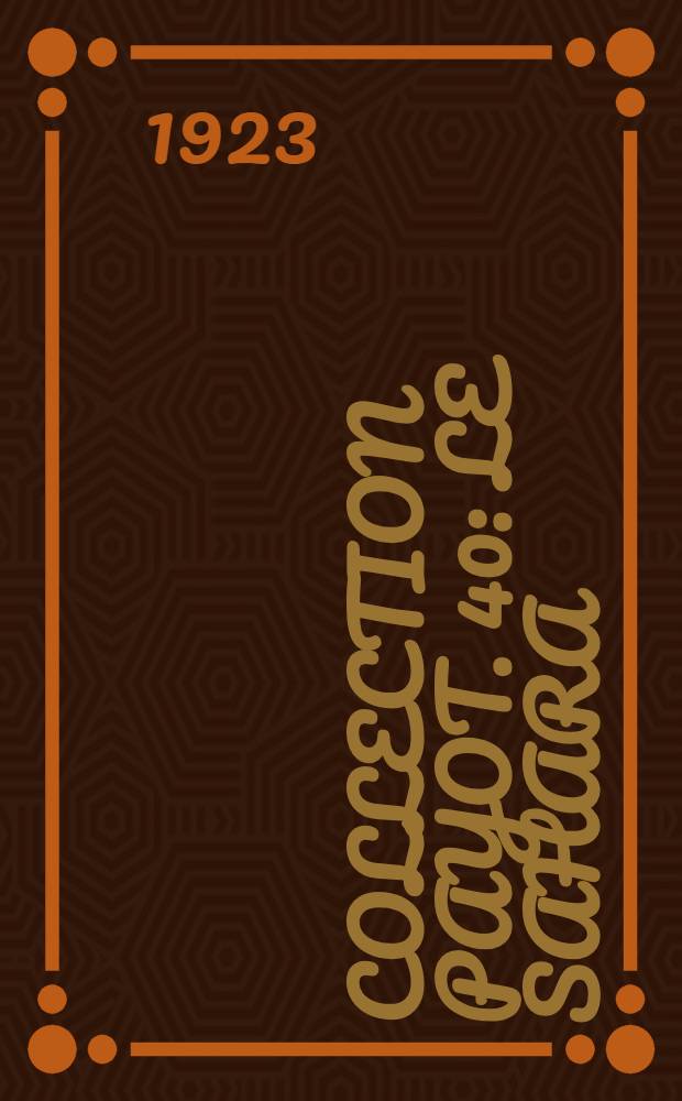 Collection Payot. 40 : Le Sahara