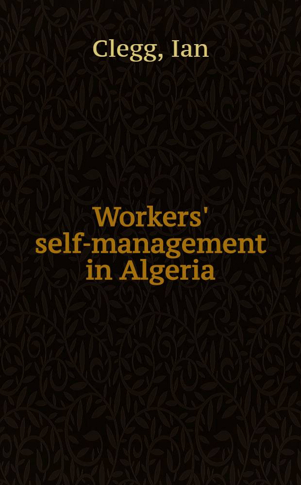 Workers' self-management in Algeria