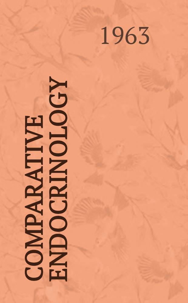 Comparative endocrinology : A treatise in 2 vol