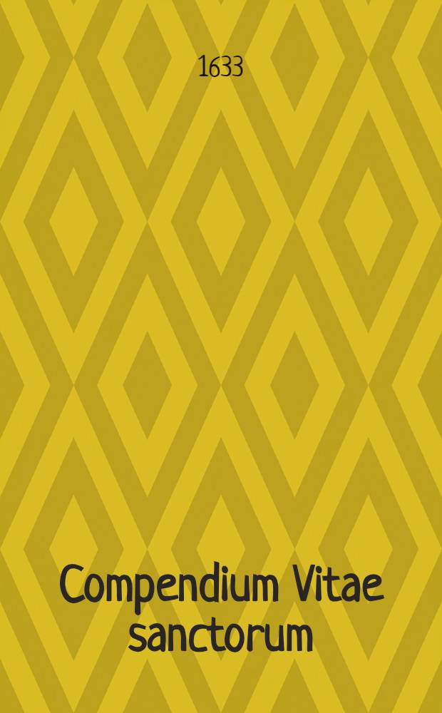 Compendium Vitae sanctorum