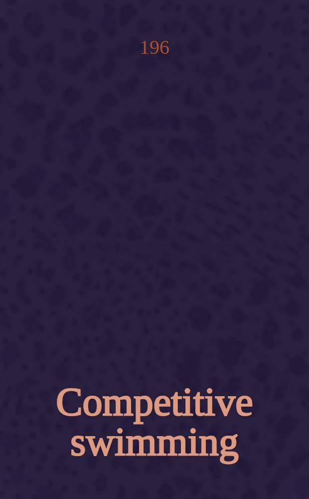 Competitive swimming