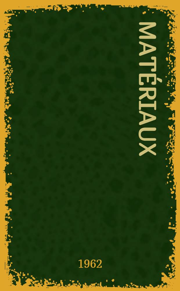 [Matériaux]