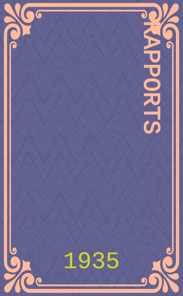 [Rapports]